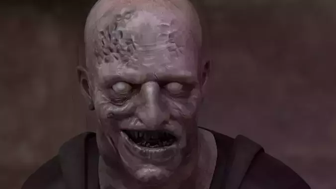EDGAR THE CANNIBAL Low-poly 3D model