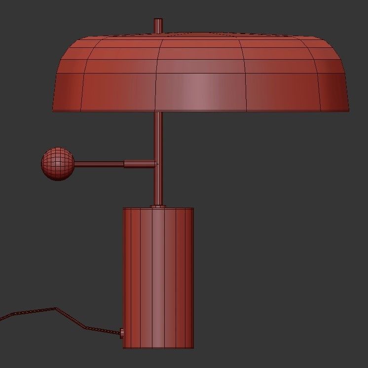 Designer Table 3D model_1