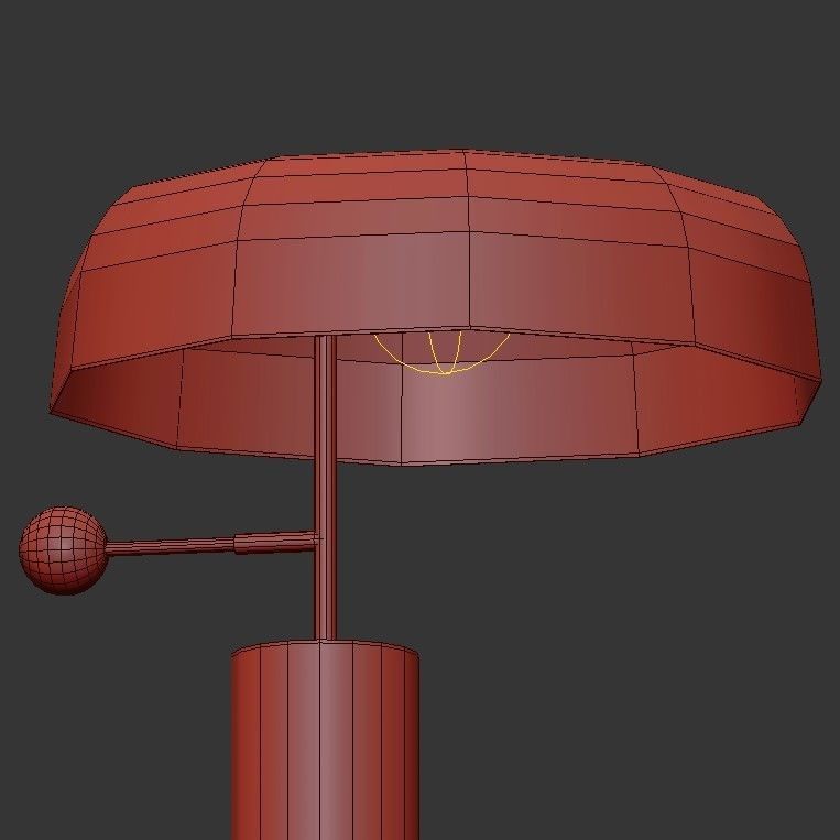 Designer Table 3D model_2