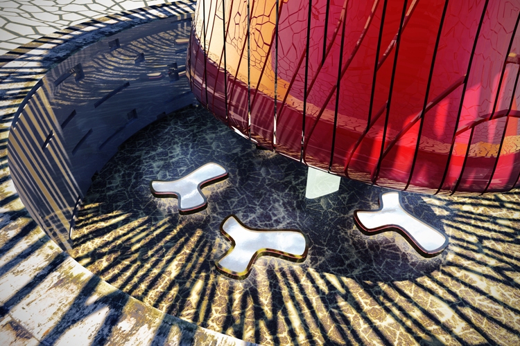 Desert Rose House 3D model_4