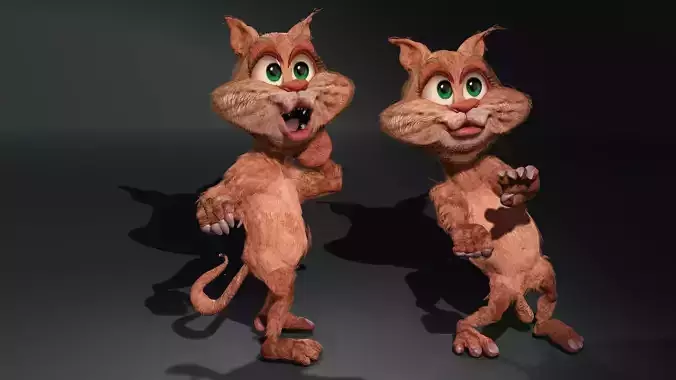 Cat High quality character full Rigged and Animated 