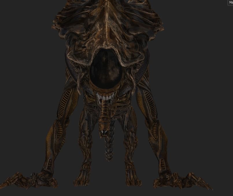 Alien Crusher Rigged Low-poly 3D model_2