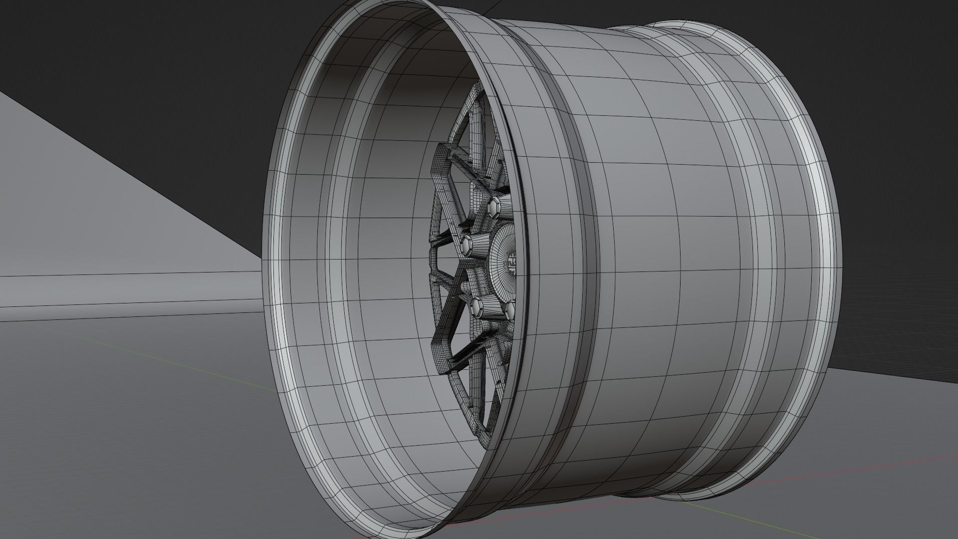 American Racing Wheels 3D model_12