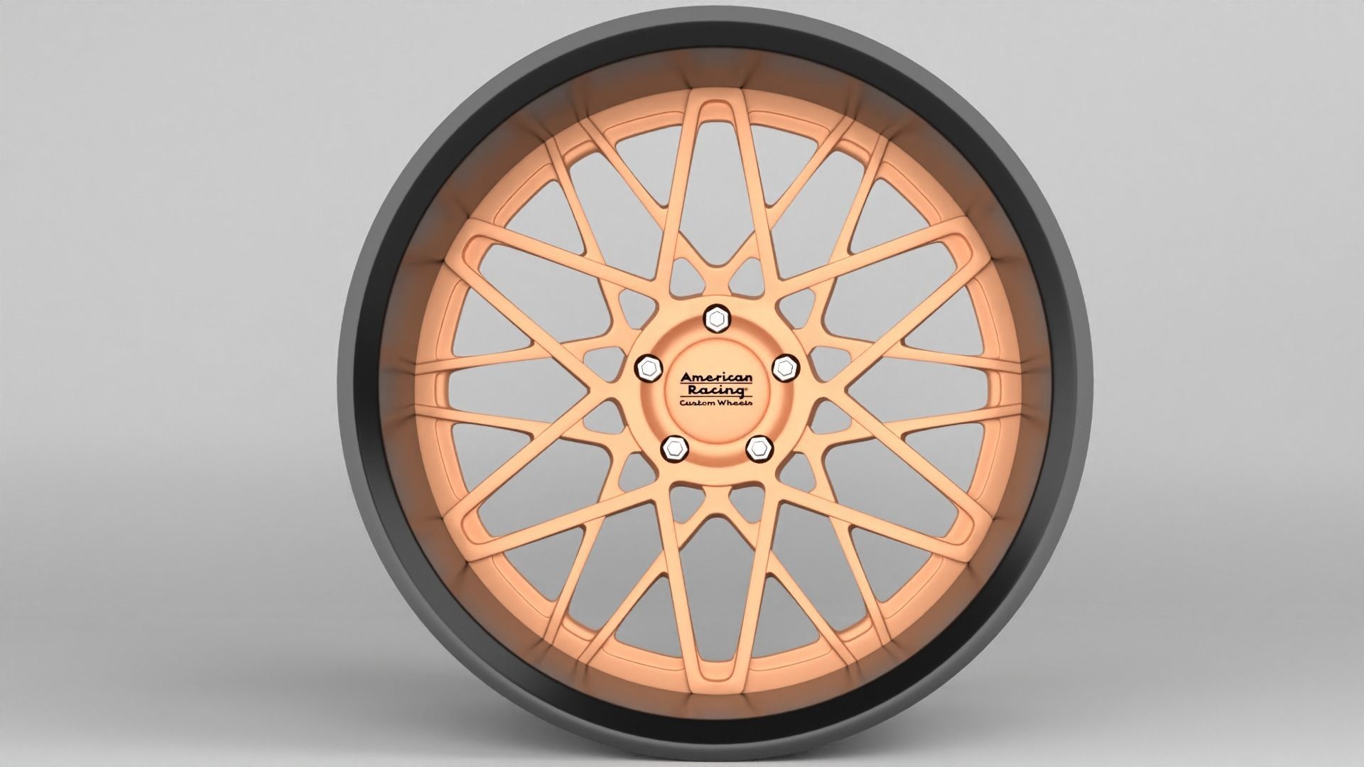 American Racing Wheels 3D model_2