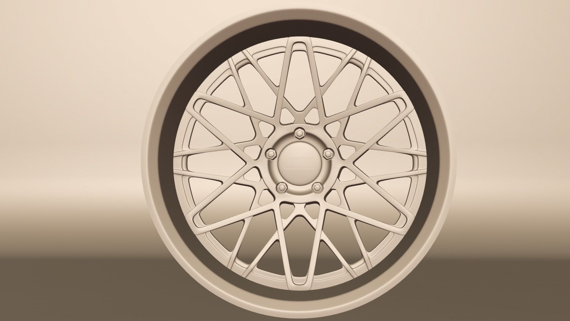 American Racing Wheels 3D model_7
