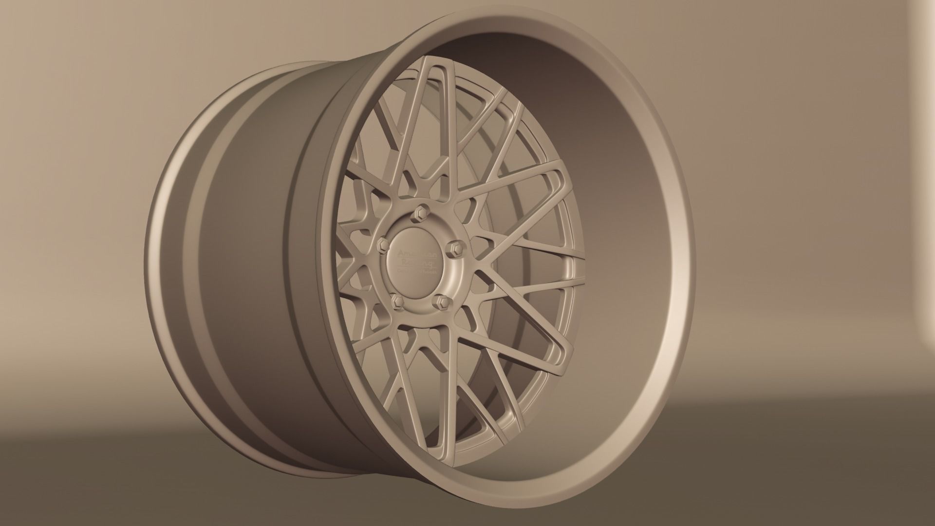American Racing Wheels 3D model_5