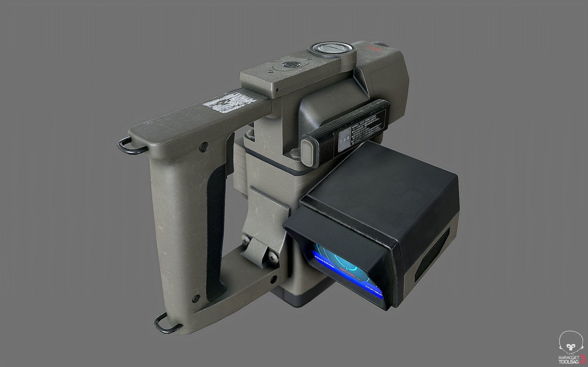 Motion Tracker Prop PBR Low-poly 3D model_3