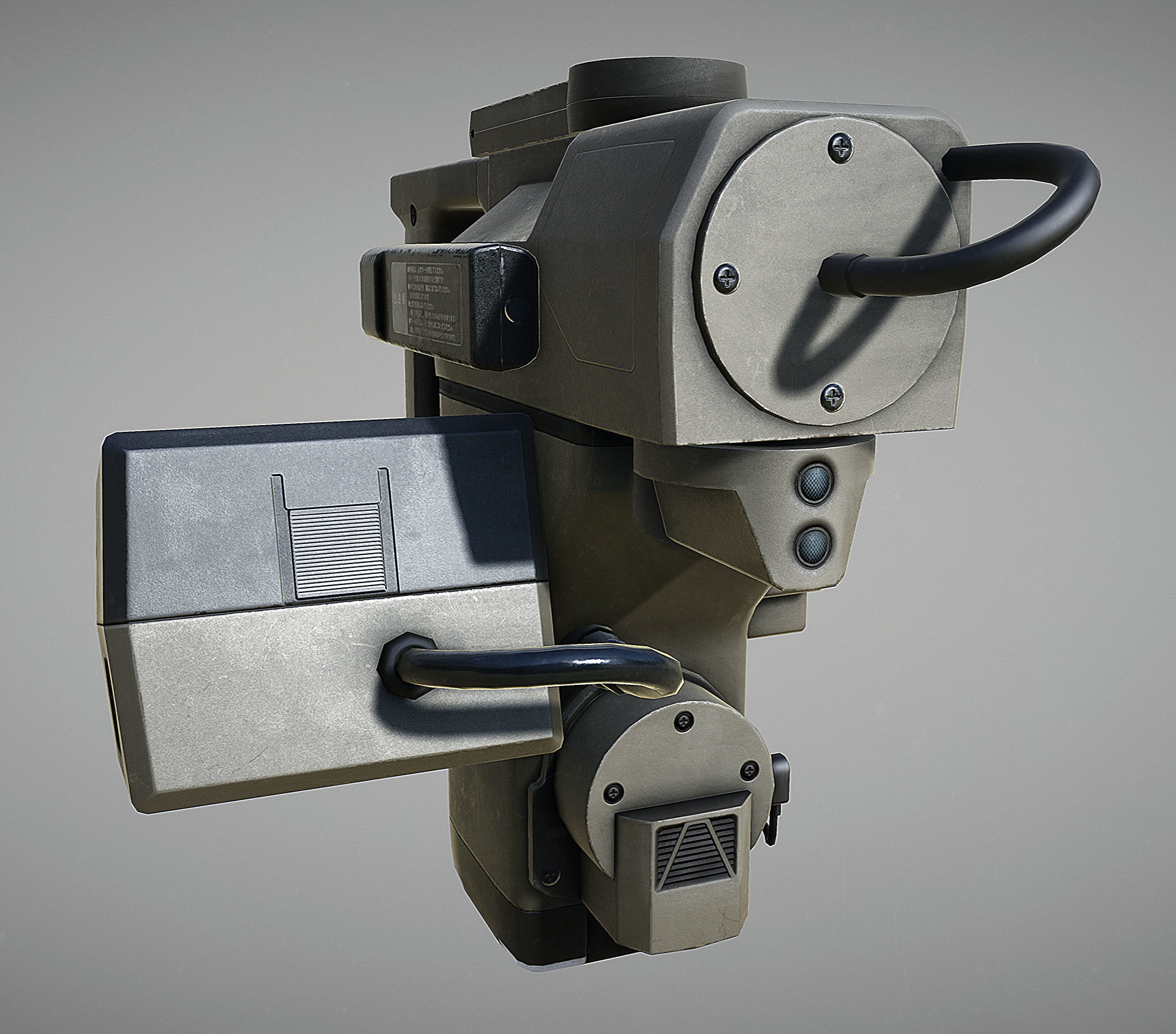 Motion Tracker Prop PBR Low-poly 3D model_15