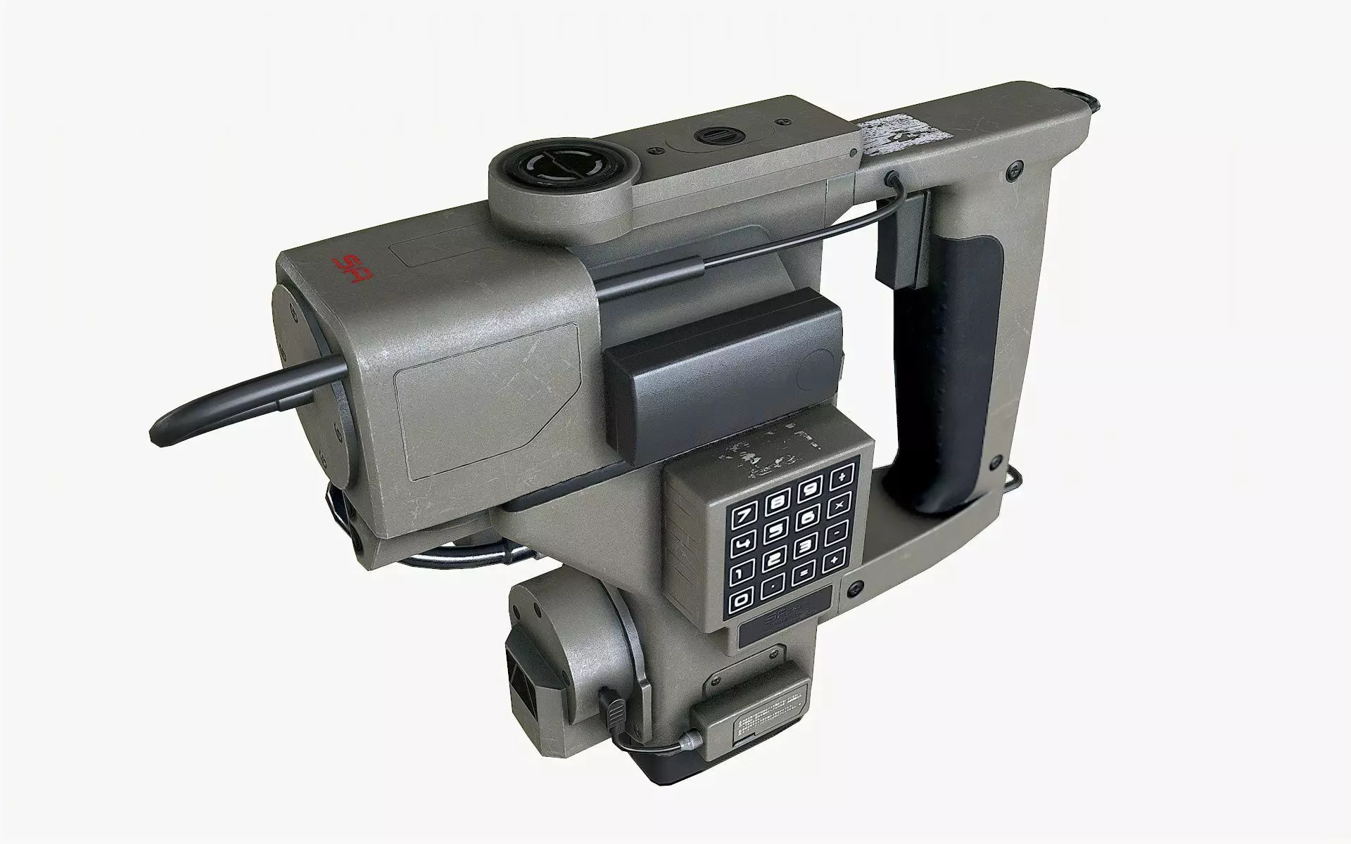 Motion Tracker Prop PBR Low-poly 3D model_0