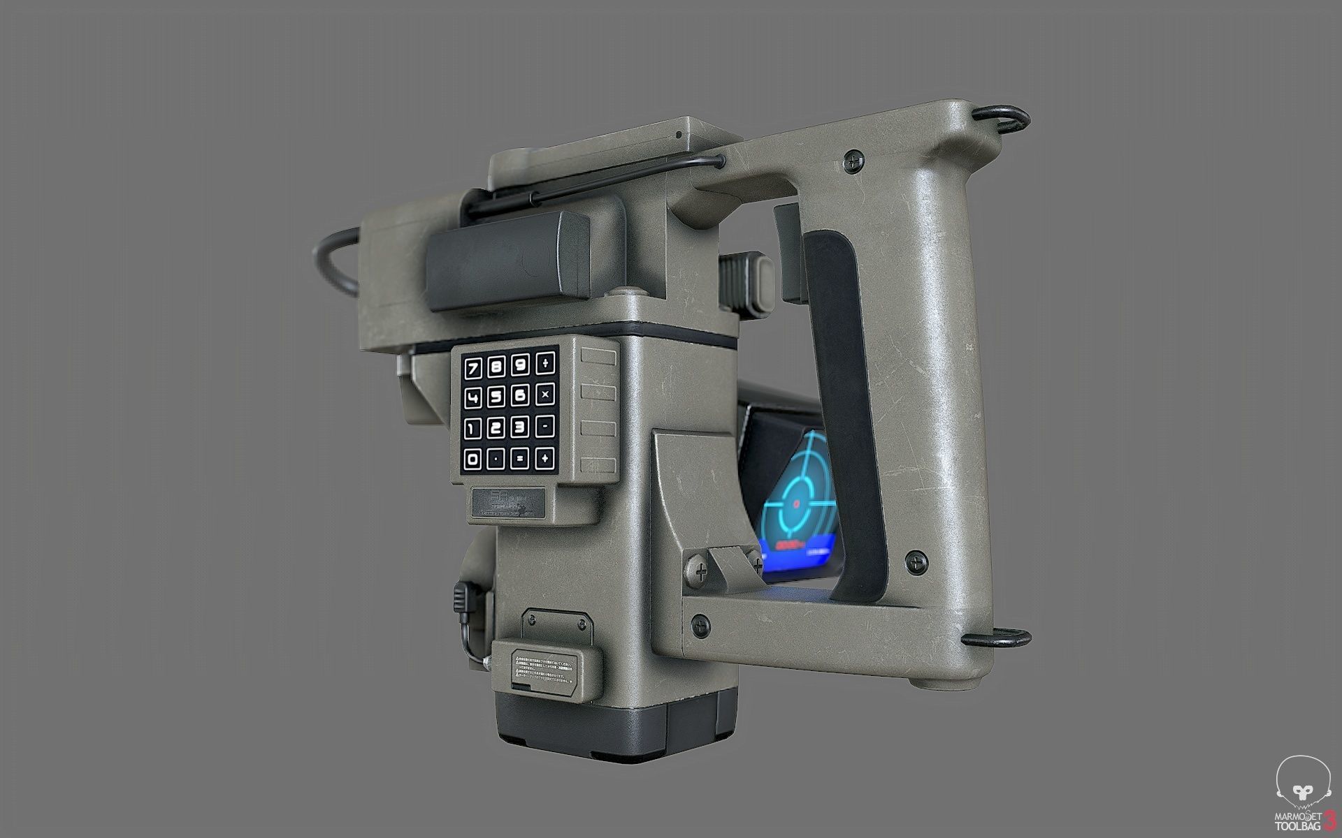 Motion Tracker Prop PBR Low-poly 3D model_4