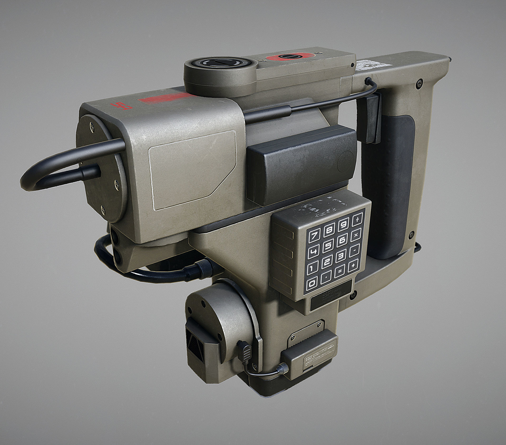 Motion Tracker Prop PBR Low-poly 3D model_9