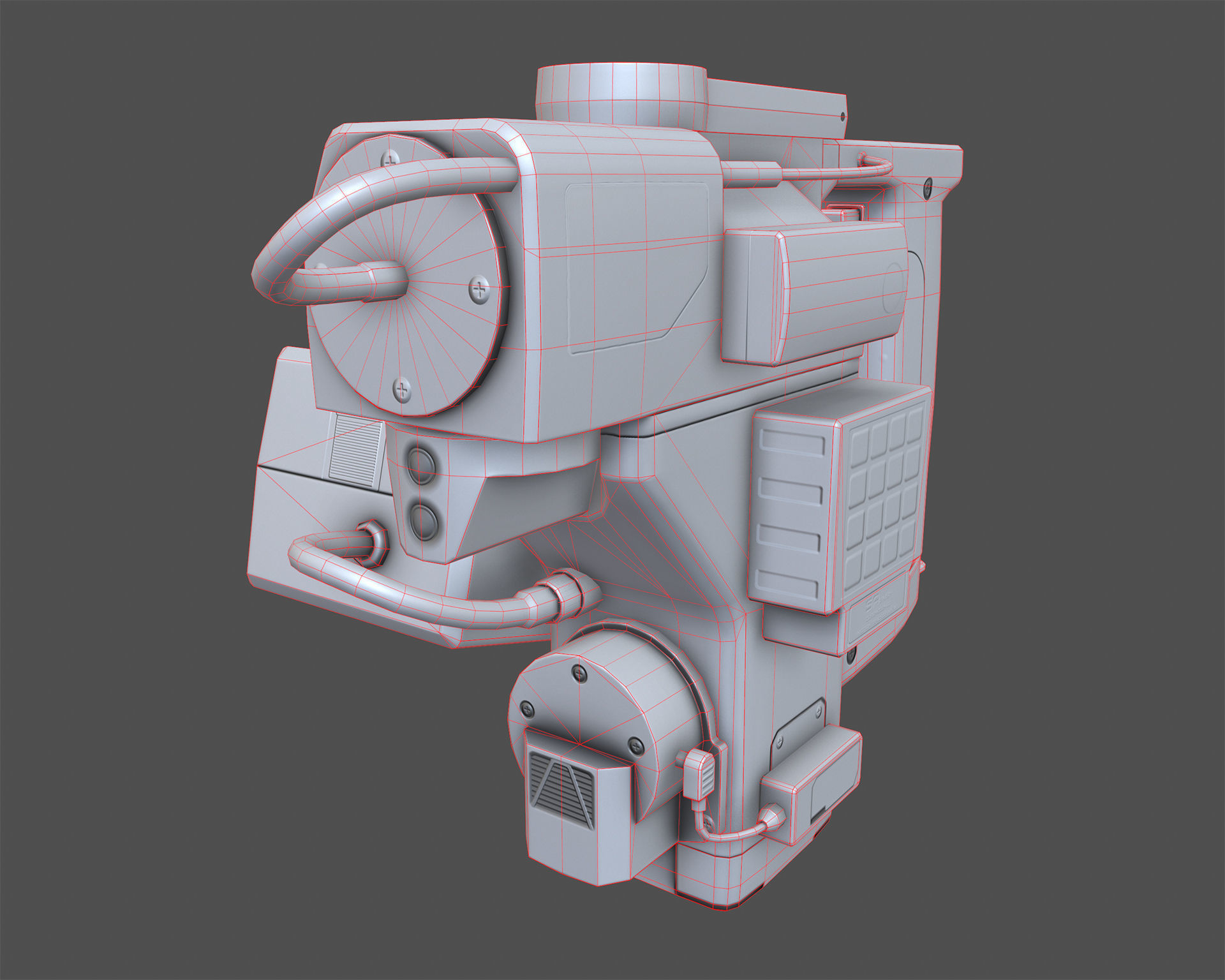 Motion Tracker Prop PBR Low-poly 3D model_6