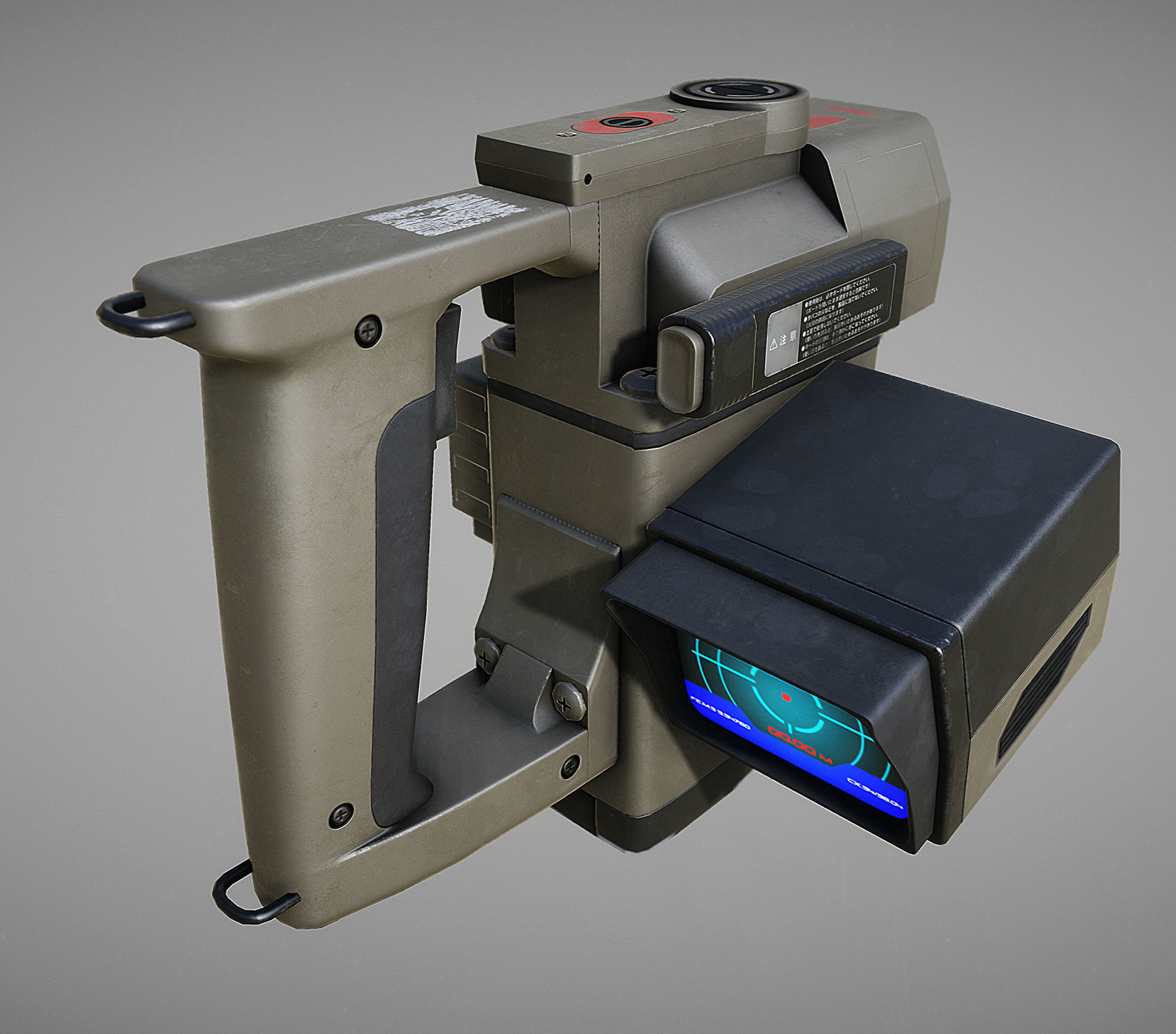 Motion Tracker Prop PBR Low-poly 3D model_12