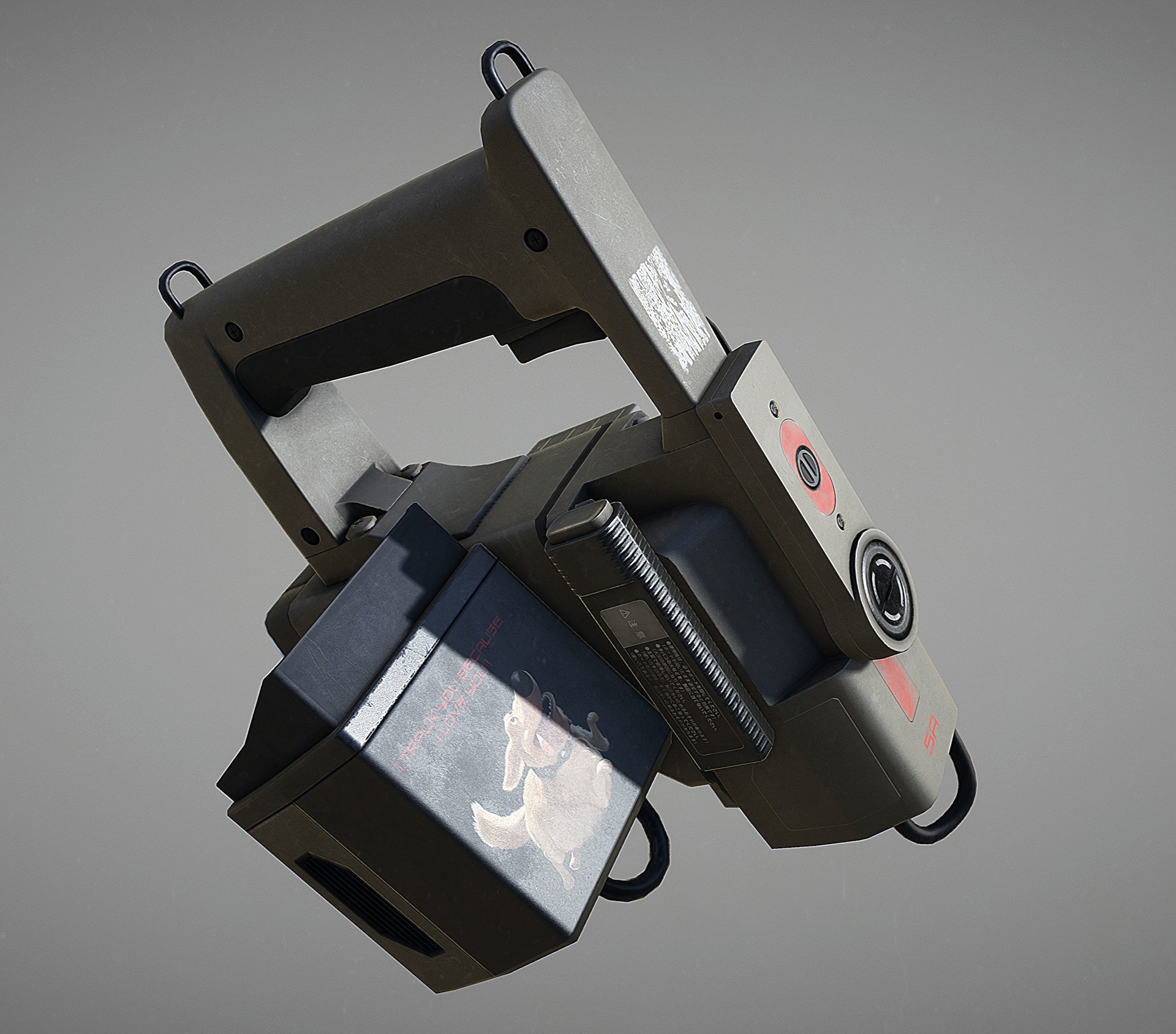 Motion Tracker Prop PBR Low-poly 3D model_18