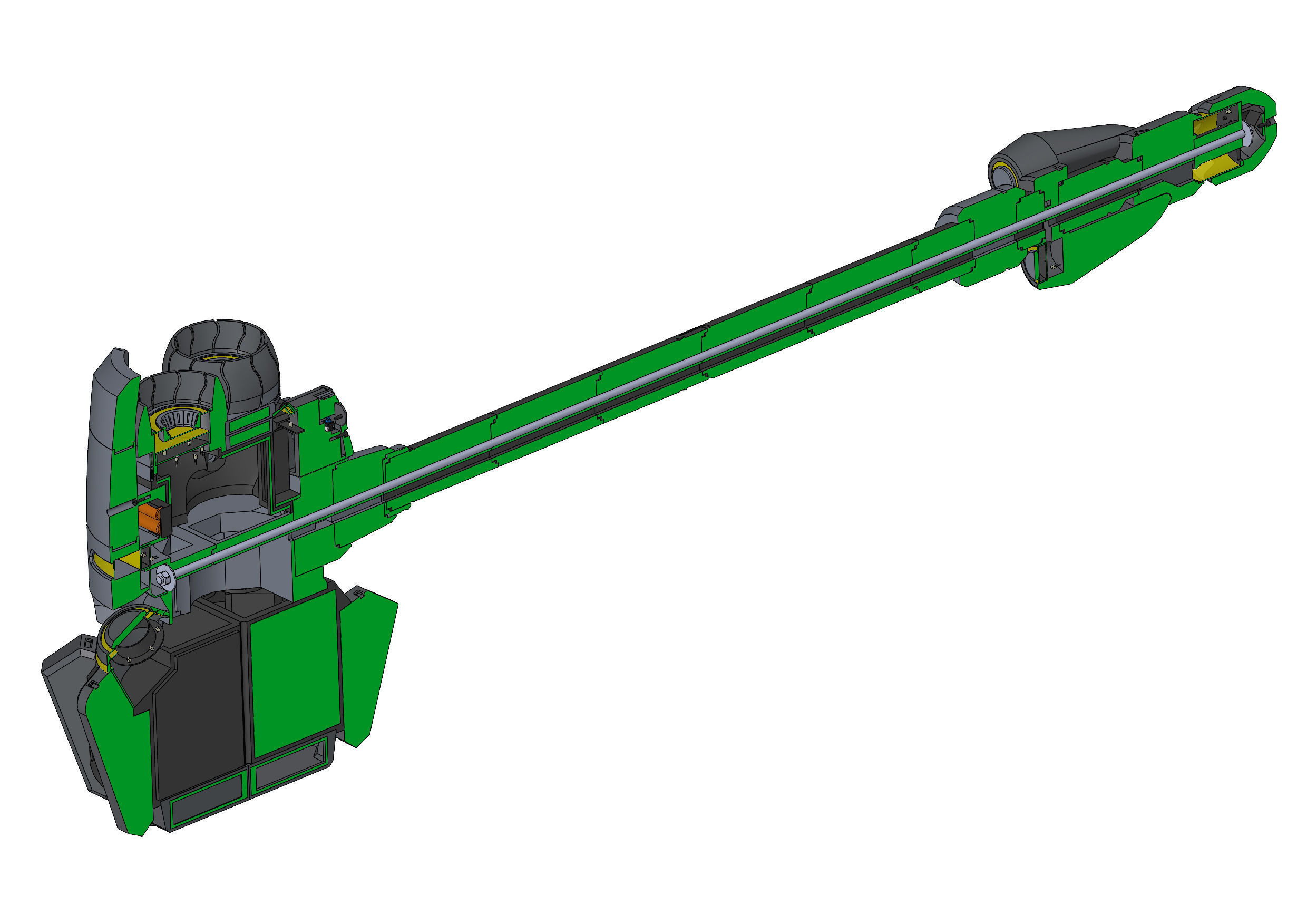 Reinhardt Rocket Hammer - Overwatch - STL - Commercial 3D print model_13