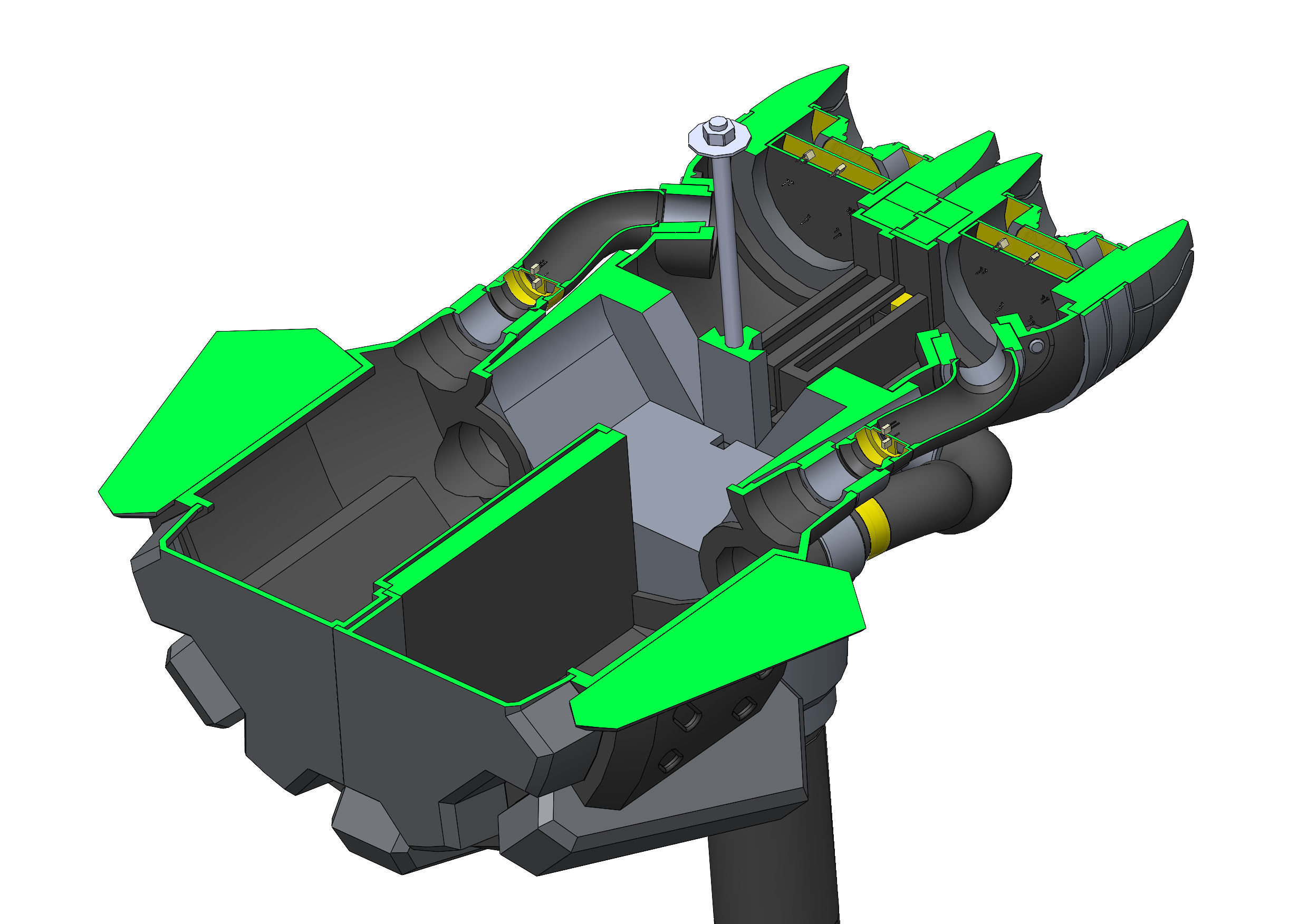 Reinhardt Rocket Hammer - Overwatch - STL - Commercial 3D print model_16