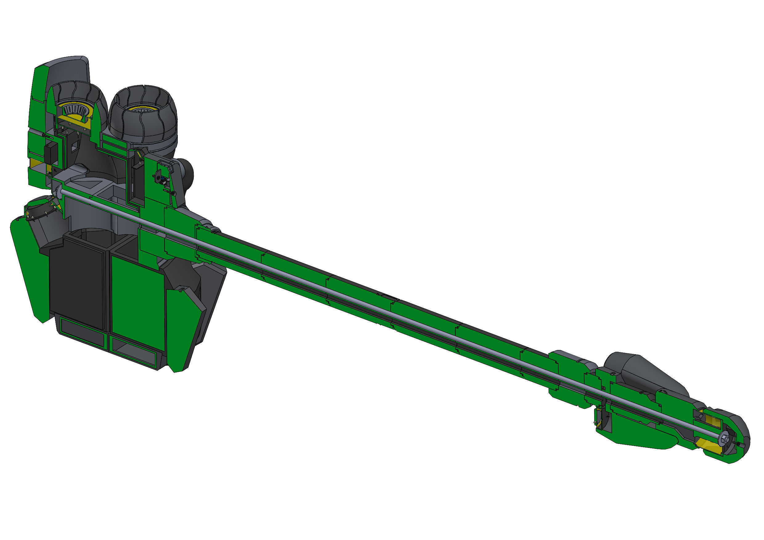 Reinhardt Rocket Hammer - Overwatch - STL - Commercial 3D print model_14