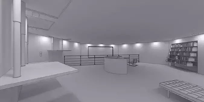 multipurpose house Free 3D model