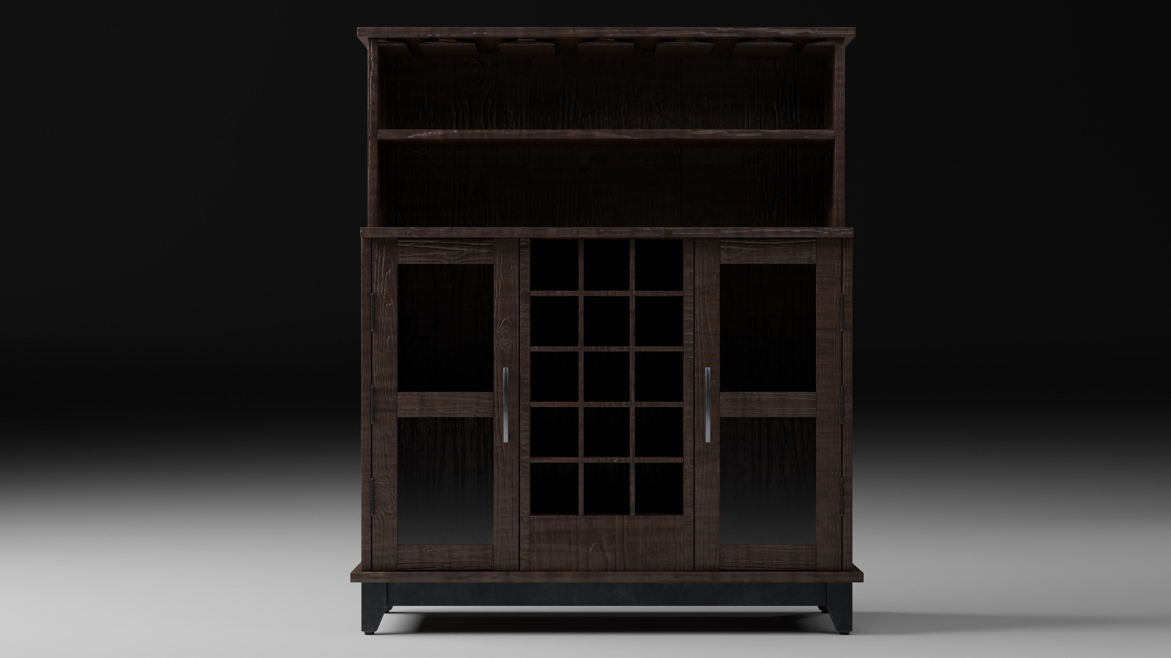 Bar Cabinet 3D model_6