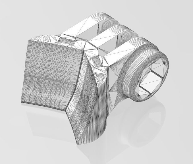 Gopro Helmet Mount for Troy Lee Design Stage Helmet 3D print model_3