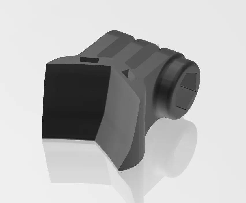 Gopro Helmet Mount for Troy Lee Design Stage Helmet 3D print model_0