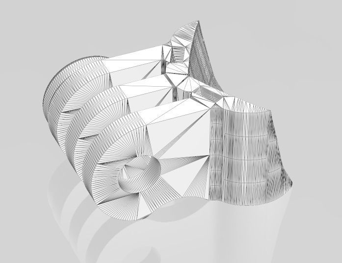 Gopro Helmet Mount for Troy Lee Design Stage Helmet 3D print model_5