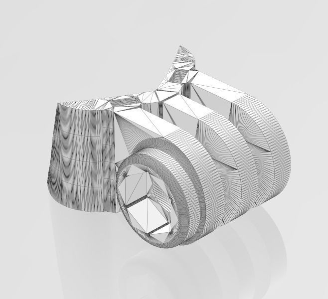 Gopro Helmet Mount for Troy Lee Design Stage Helmet 3D print model_4