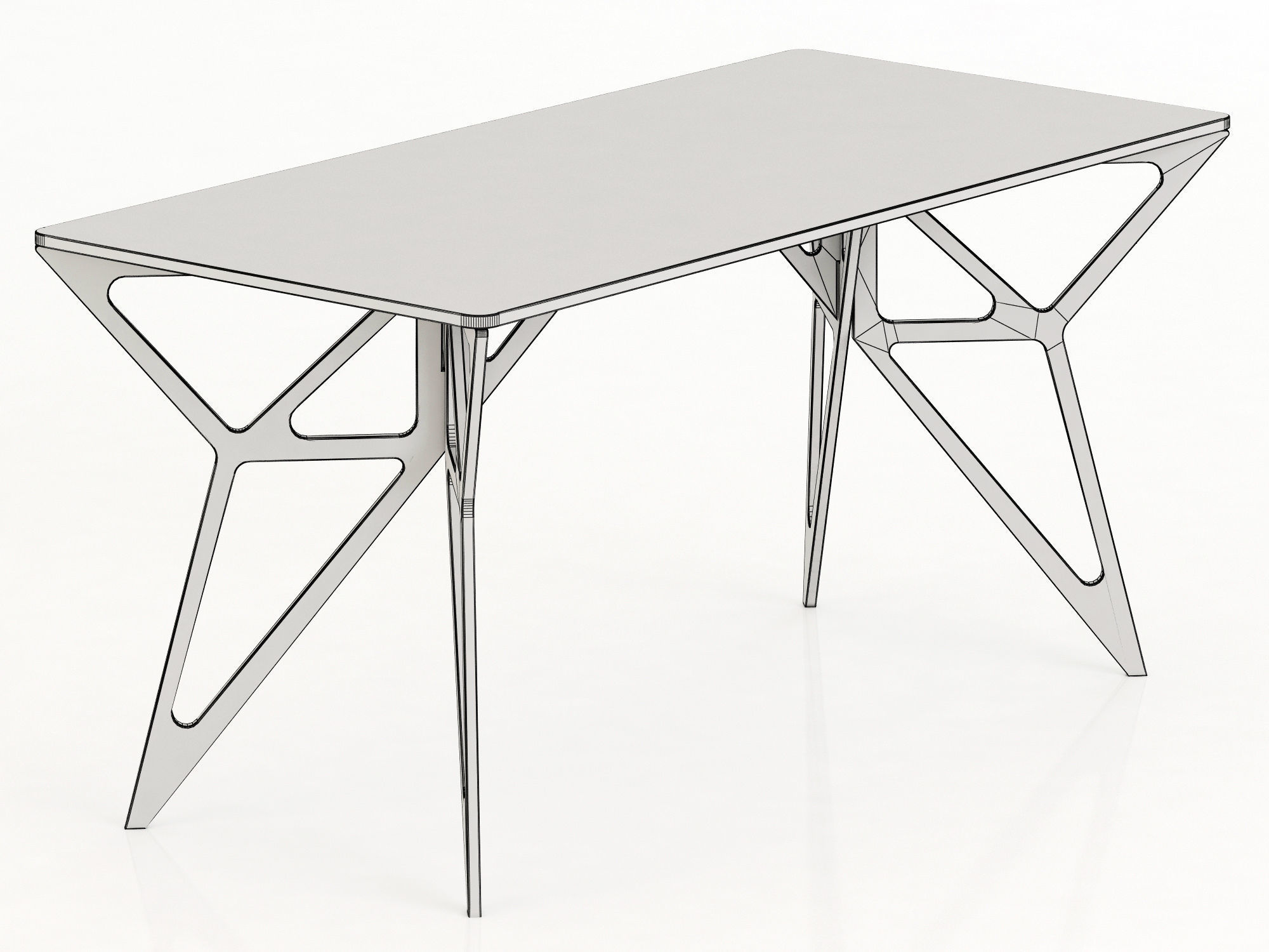 Home Ideas Supply Pleksus Desk 3D model_7