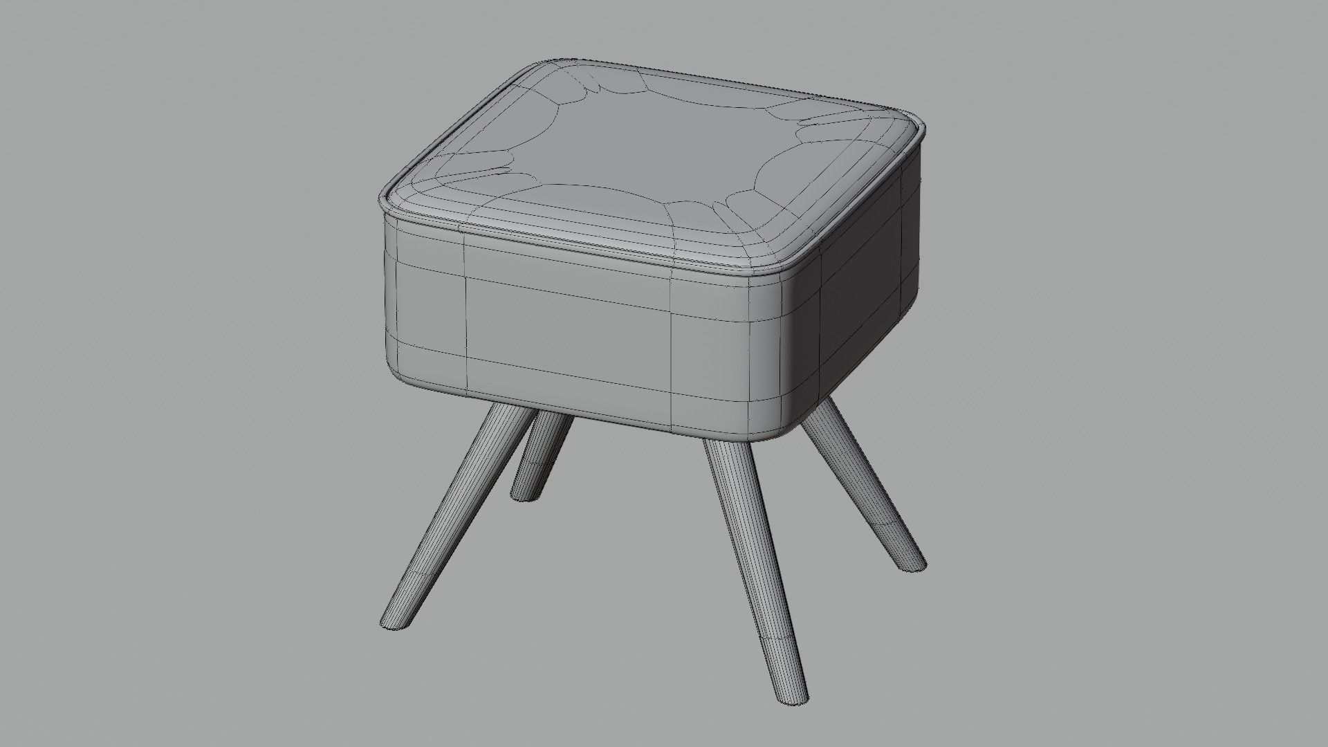 Tabouret 3D model_7