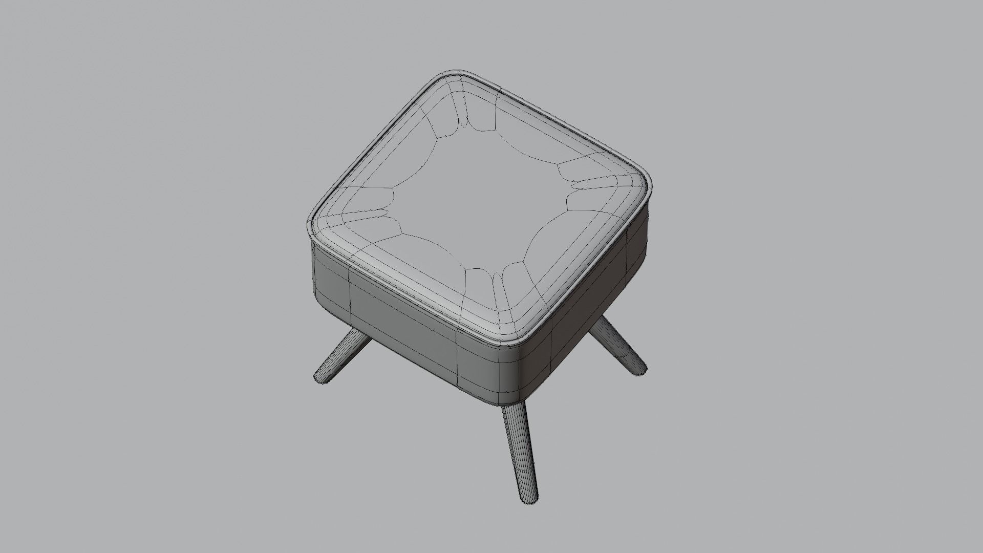 Tabouret 3D model_8