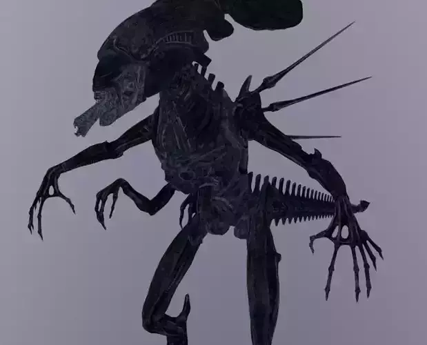 Alien Queen Rigged
