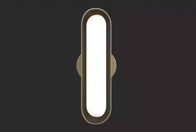 Apparatus Circuit 1 Sconce brass 3D model