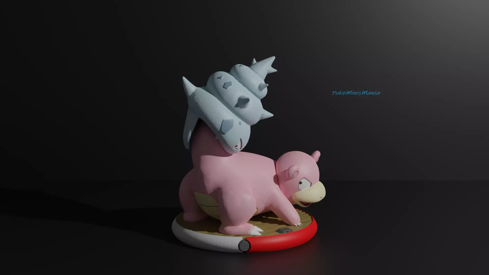 Slowbro pokemon 3D print model 3D print model_0