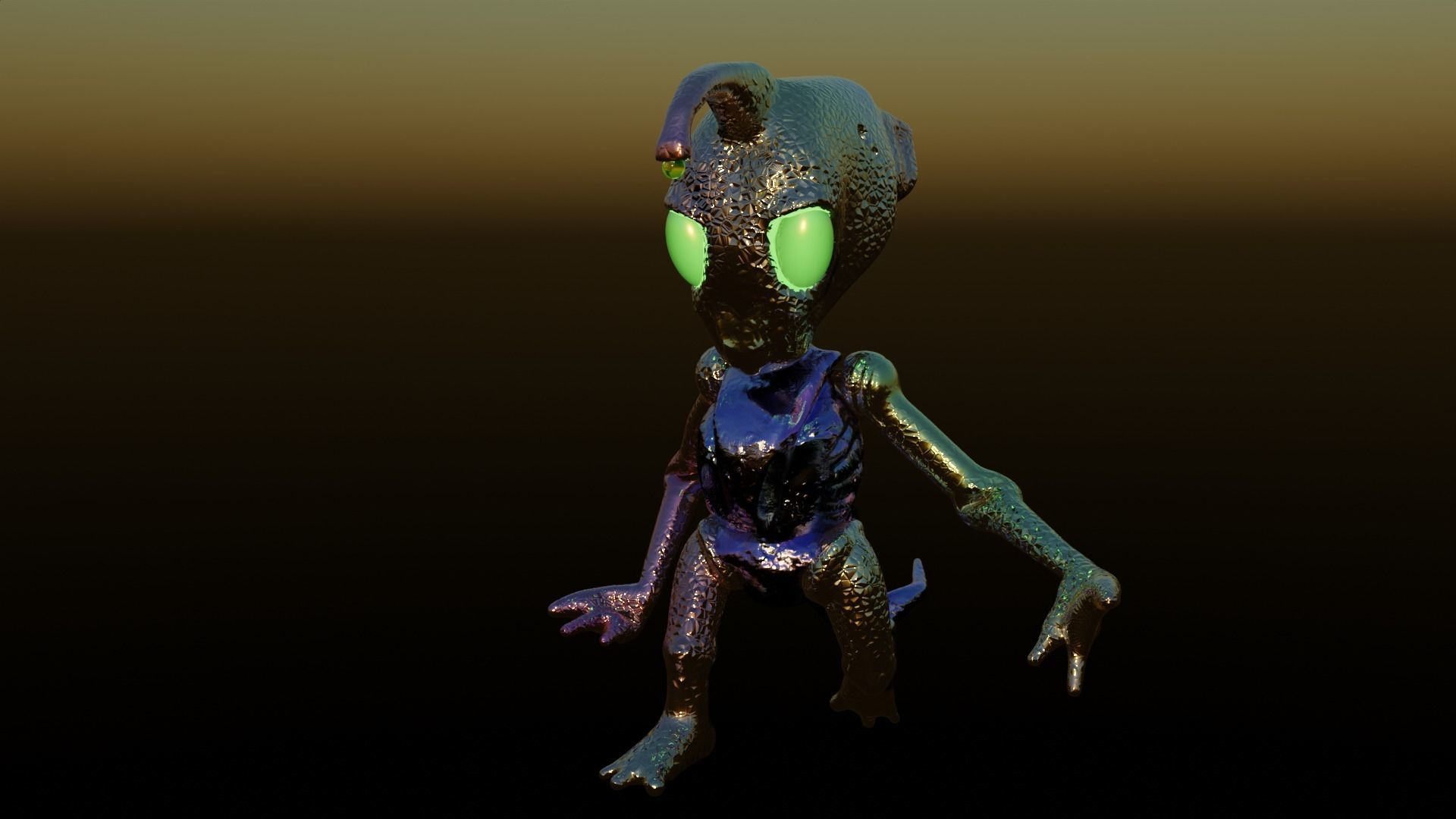 Alien 3D model High-poly 3D model_4