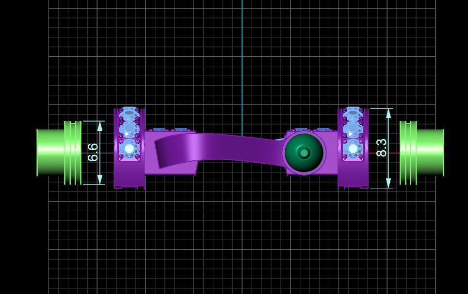 Force Large diamond bracelet 3D print model_6