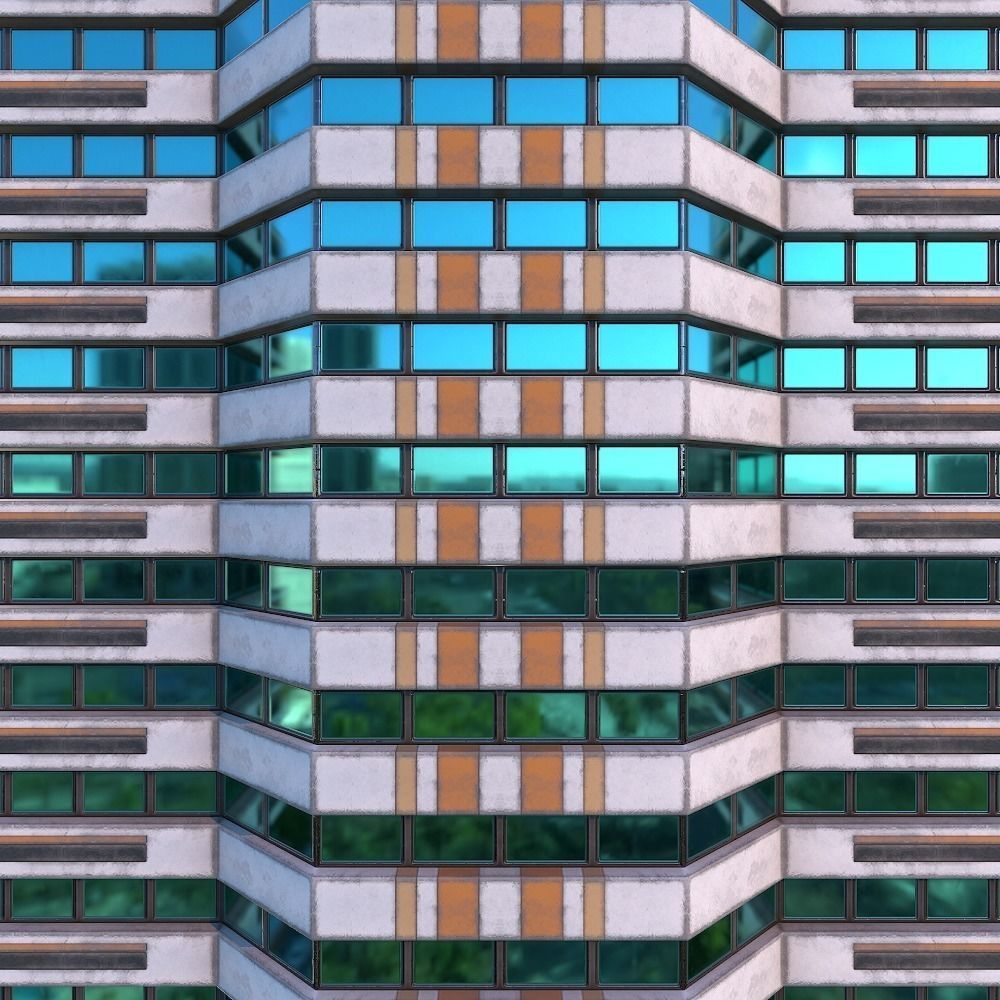 Sci-Fi Building 1 Low-poly 3D model_15