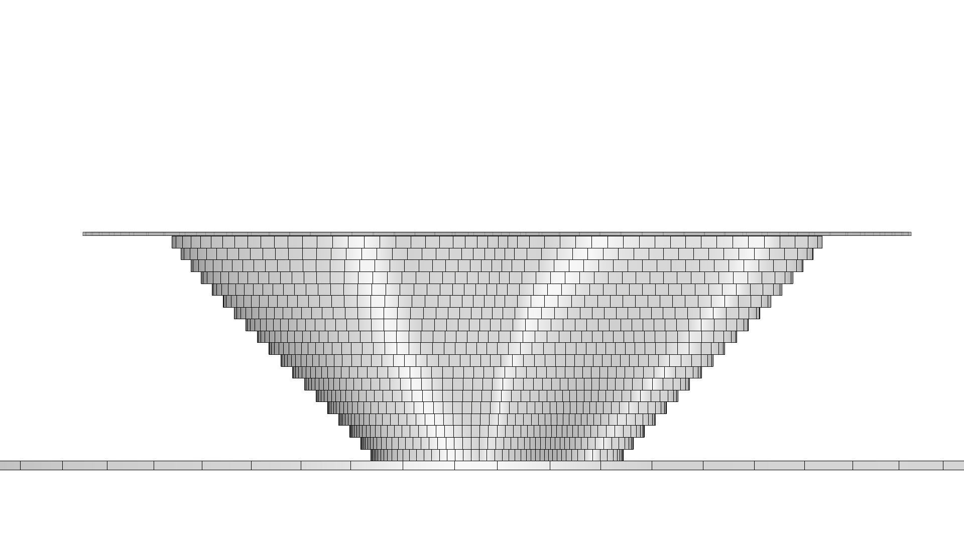 Ribbon Wooden Decorative Table 3D model_39