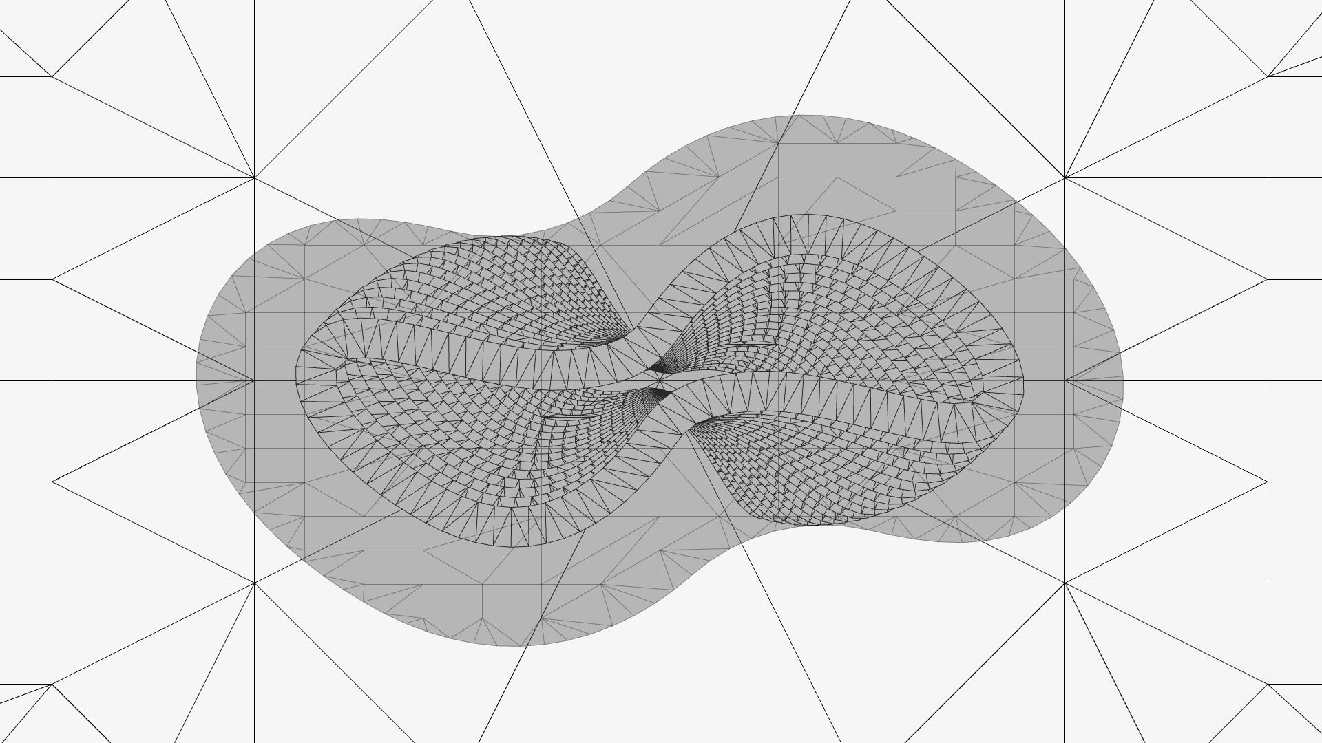 Ribbon Wooden Decorative Table 3D model_41