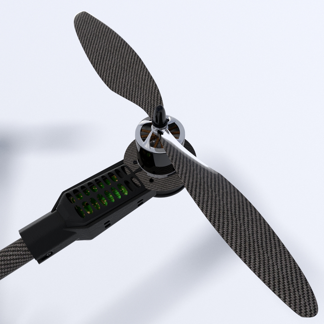 hexacopter quadcopter 3D model_6