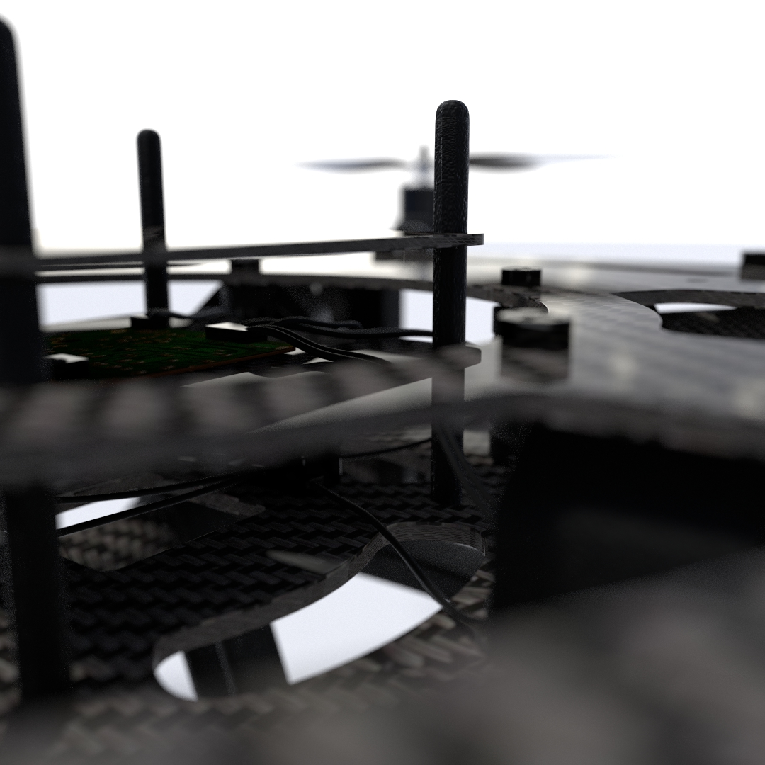 hexacopter quadcopter 3D model_8