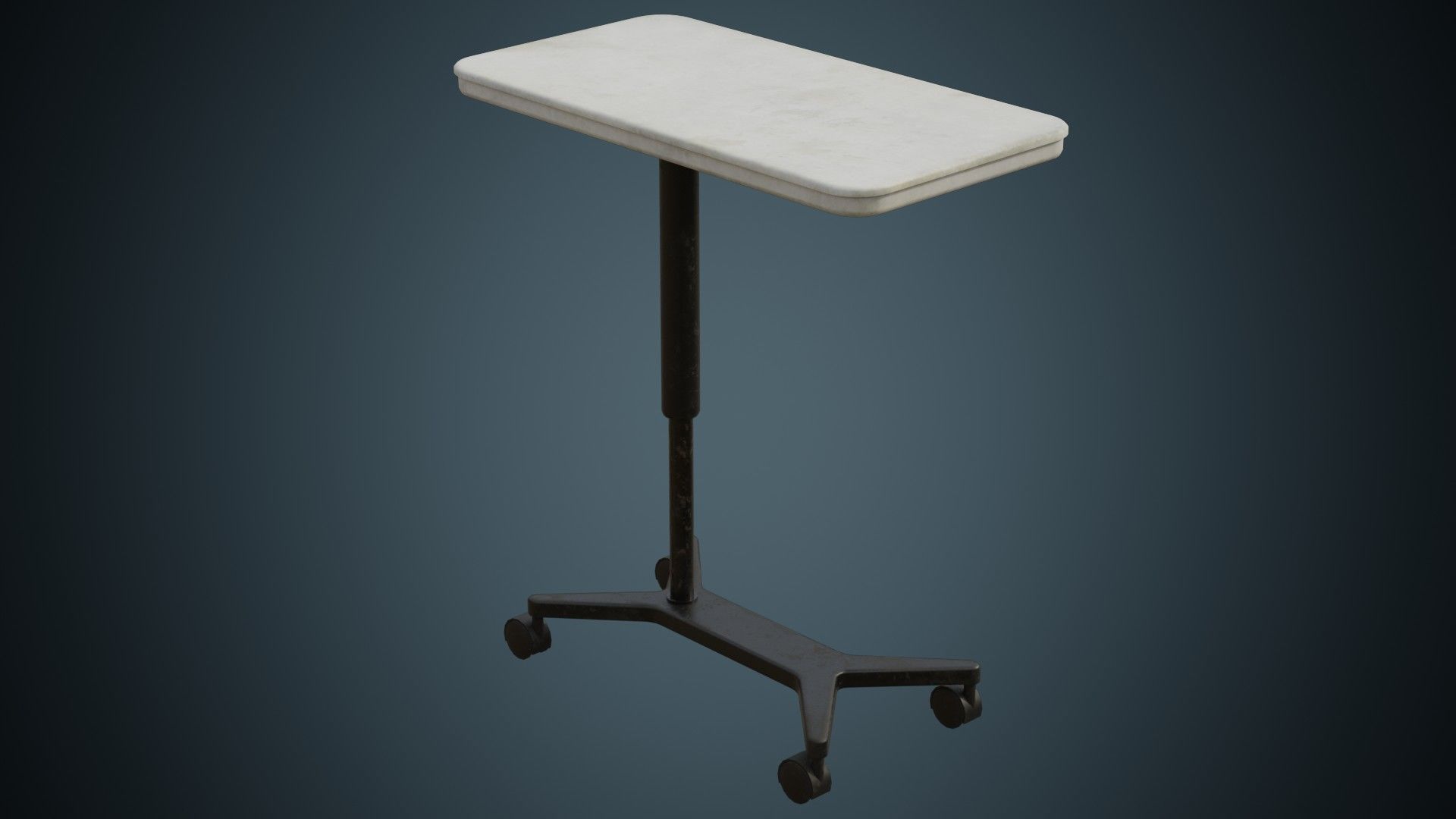 Medical Supply Cart 3B Low-poly 3D model_1