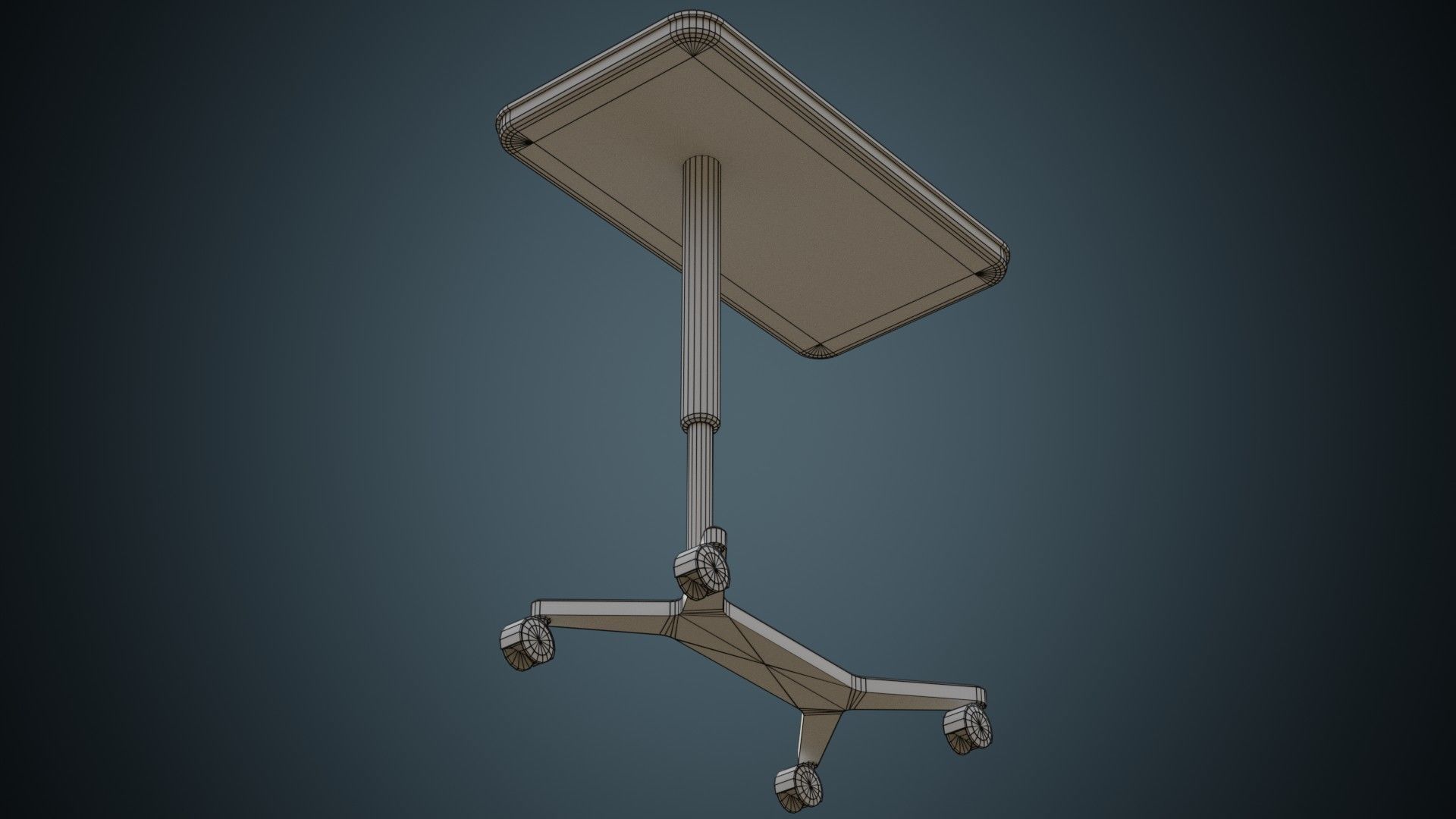 Medical Supply Cart 3B Low-poly 3D model_6