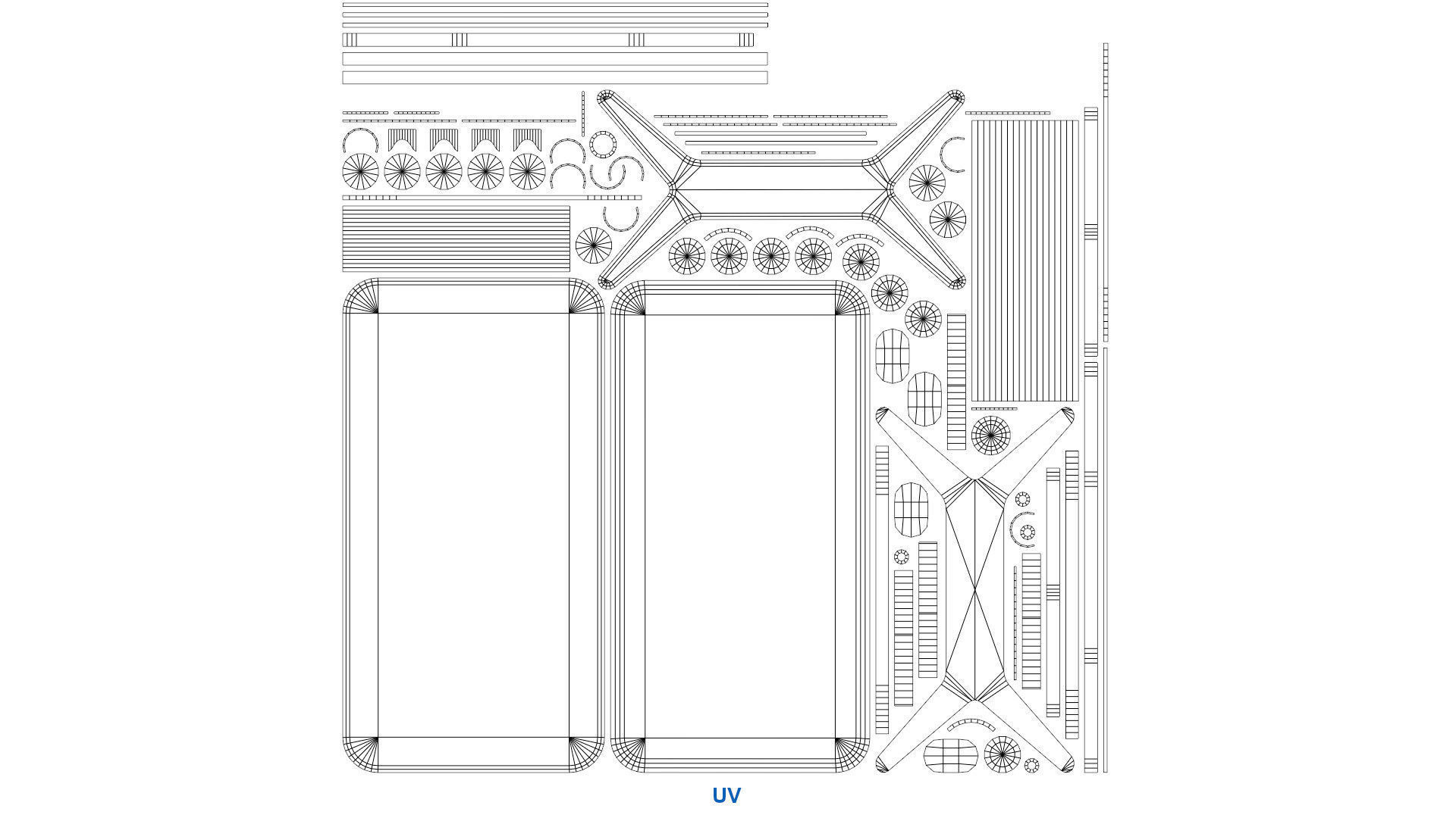Medical Supply Cart 3B Low-poly 3D model_7
