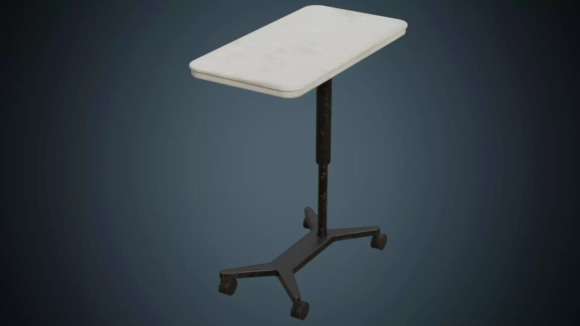 Medical Supply Cart 3B Low-poly 3D model_0