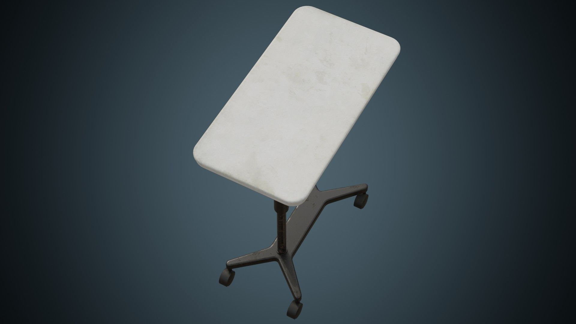 Medical Supply Cart 3B Low-poly 3D model_2