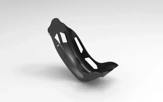 Carbon Racing Seat for High-Speed Thrills 3D model