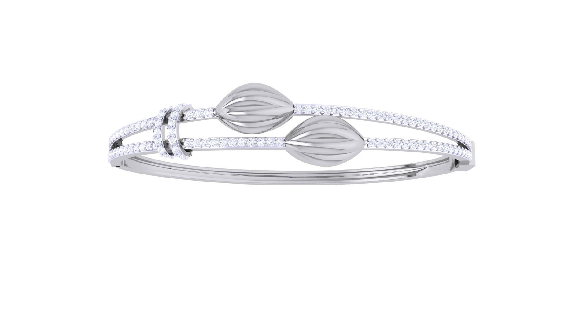 Bead Balls High Jewelry Italian Diamond Bracelets 3dm stl obj 3D print model_9