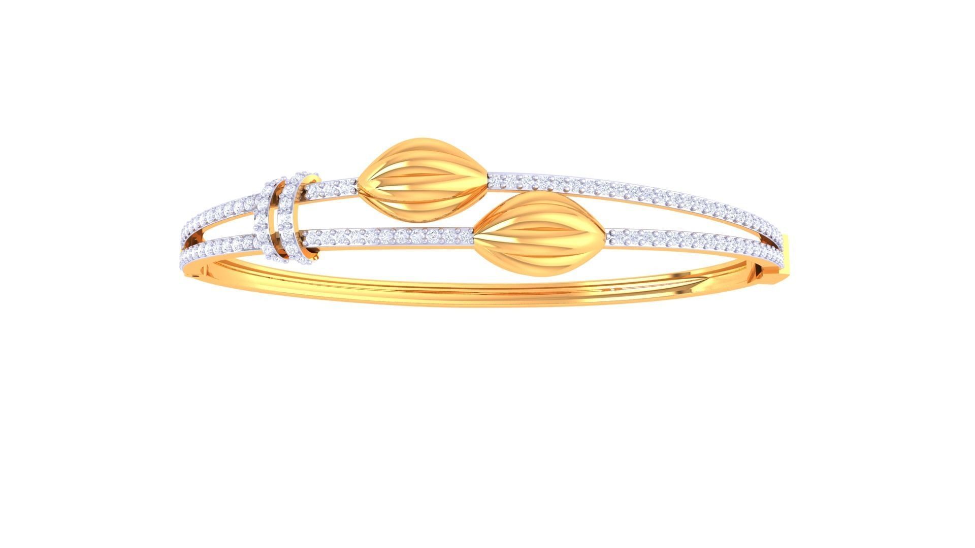 Bead Balls High Jewelry Italian Diamond Bracelets 3dm stl obj 3D print model_7