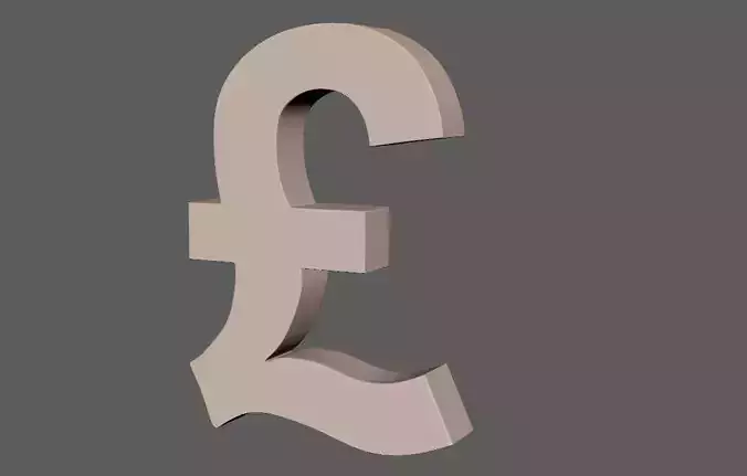 British Pount 3d model