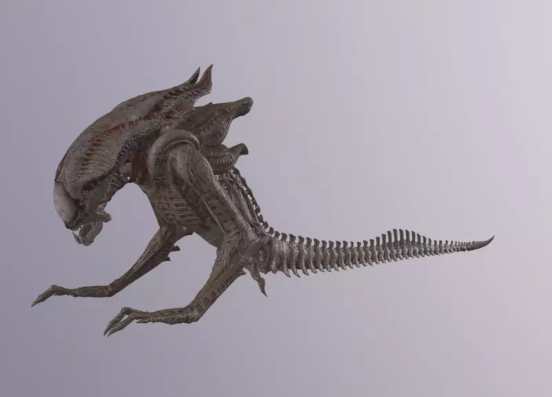 Alien Titan Rigged Low-poly 3D model_0